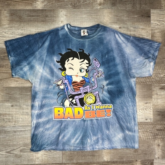 Vtg 2002 Betty Boop As Bad As I Wanna Be Shirt By Free Tee Shirt Sz XL - Picture 2 of 9